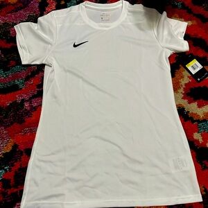 Women’s White Nike Soccer Dri-fit Tee